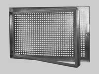 Stahlkellerfenster mit Ungezieferschutzgitter Lochblech   10-14